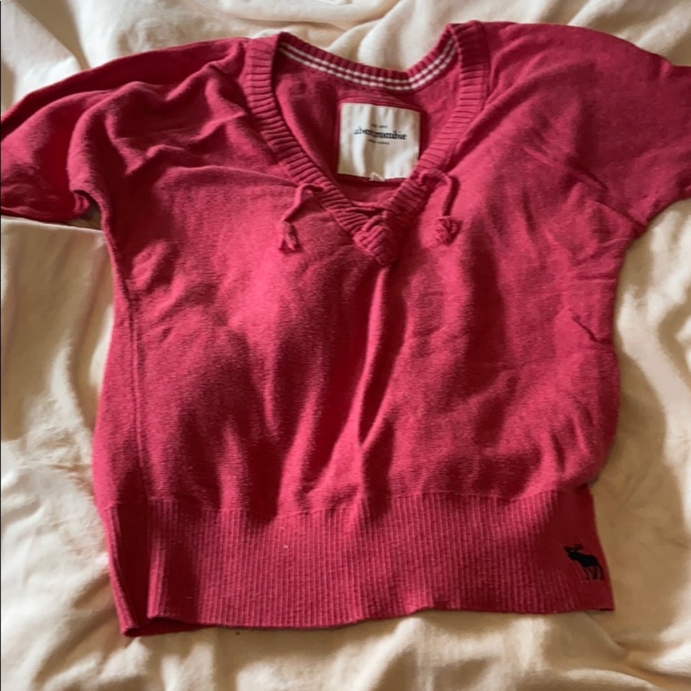 Abercrombie size xlarge salmon colored shirt